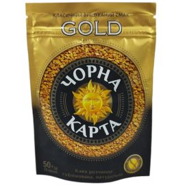 Кофе растворимый Чорна карта Gold