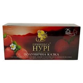 Чай Принцесса Нури клубничная сказка, 25 пакетиков