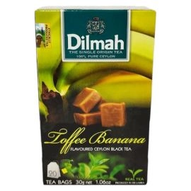 Чай Dilmah з ароматом іриски та банану, 20 шт по 1,5 г