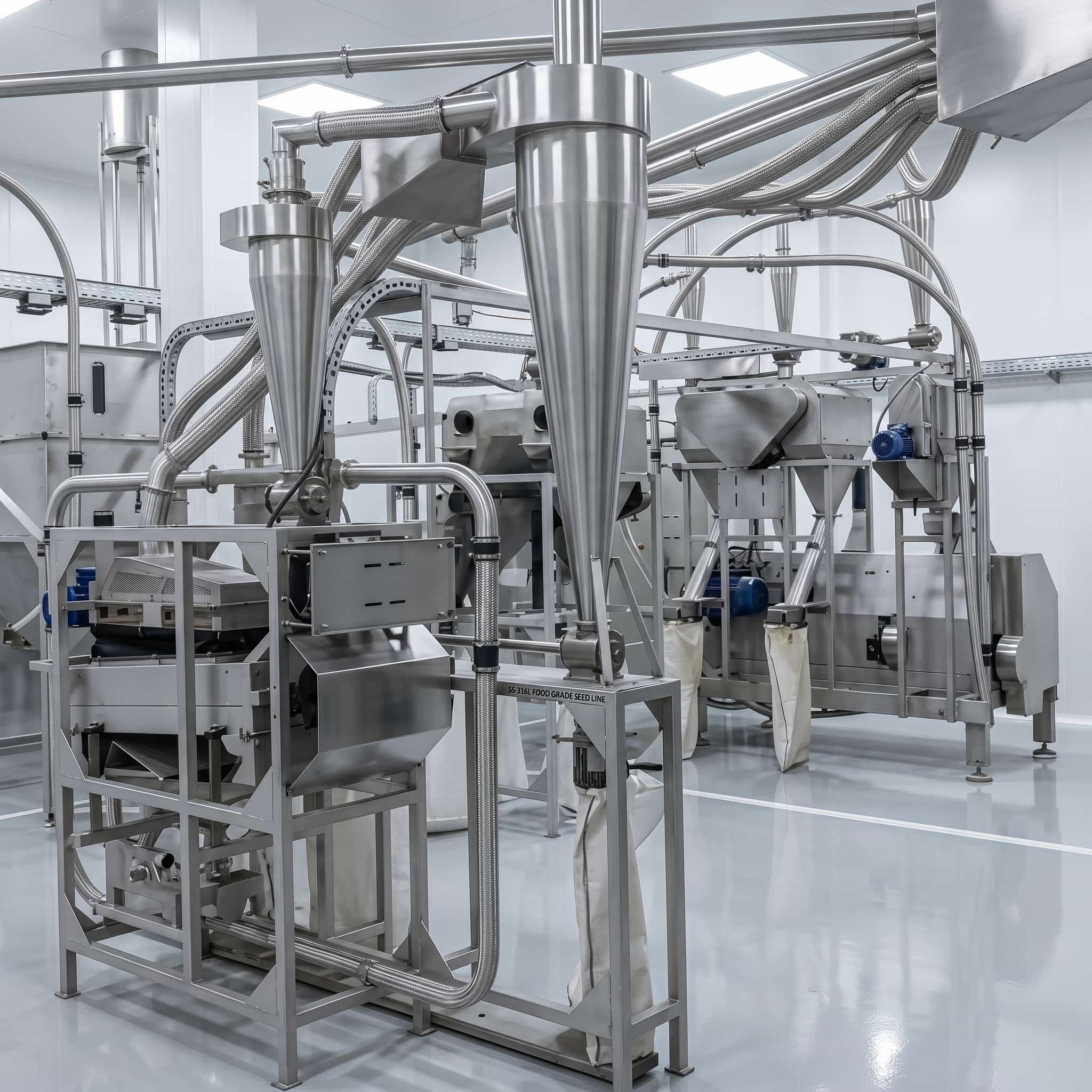 Дробление кофейного сырья